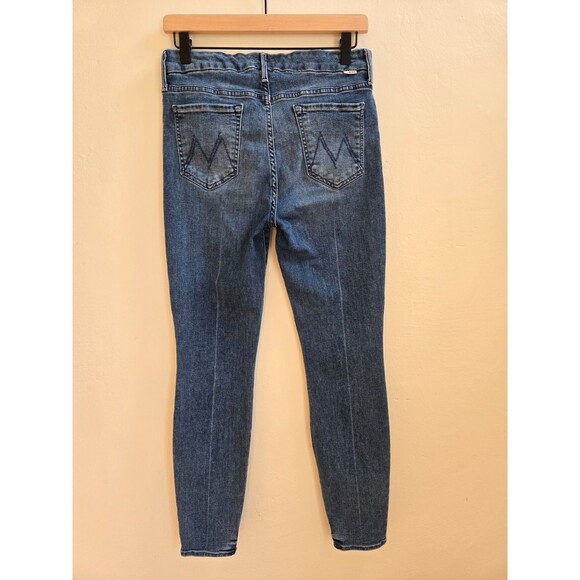 Mother The Looker Skinny Jeans 29 Dark Wash High Rise Slim Classic Minimalist - Picture 7 of 16